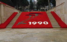 The "Azpetrol" Company commemorated the victims of the 20 January tragedy